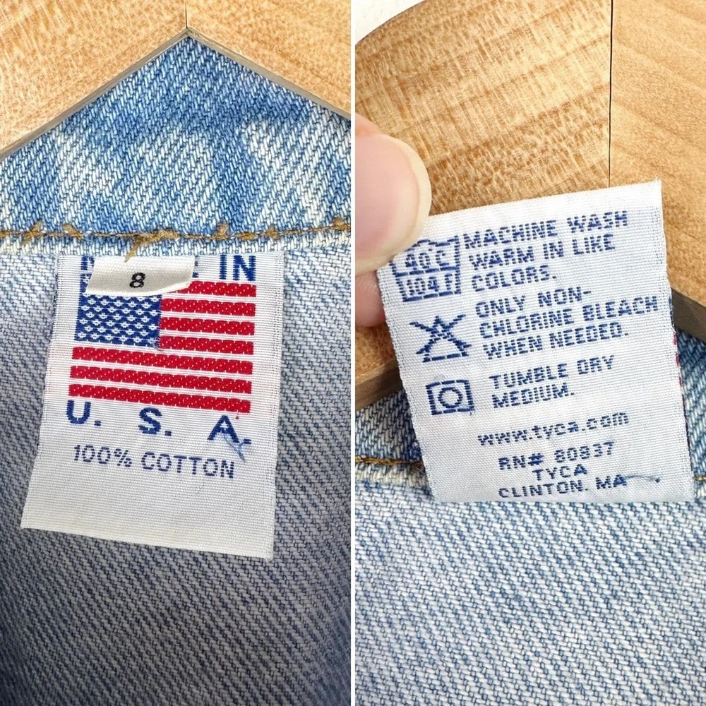 Vintage 80's TYCA Kids Denim Jacket